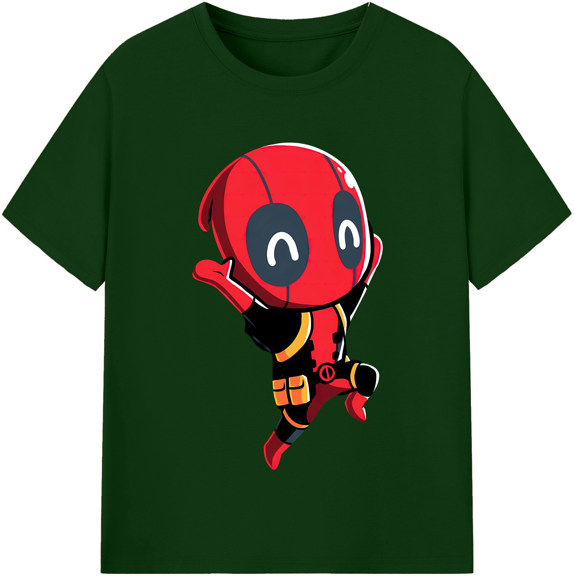 （画像用） Deadpool デッドプール 綿100％半袖Tシャツ（フロントプリント）
